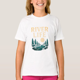 River Is Life Women's T-Shirt - インスパイア自然 Tシャツ