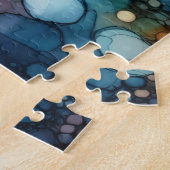 River Lanterns Alcohol Ink ジグソーパズル (側面)