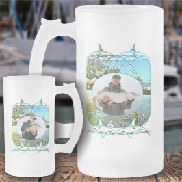 River Meets Ocean Fishing 0330 フロストグラスビールジョッキ