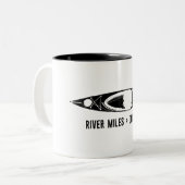 River Miles > 意見 カヤック ツートーンマグカップ (正面左)