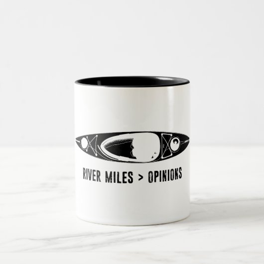 River Miles > 意見 カヤック ツートーンマグカップ (中央)