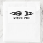 River Miles > 意見 カヤック 長方形シール (バッグ)