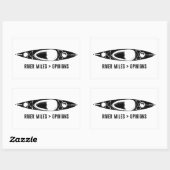 River Miles > Opinions Kayak 長方形シール (シート)