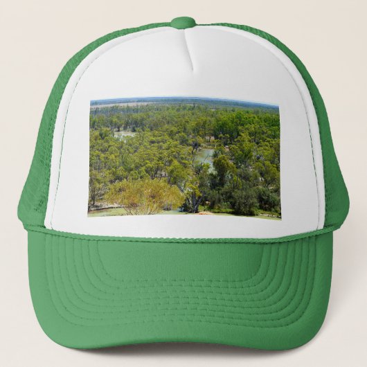 River Murray Australia High Views, Trucker Hat  キャップ (正面)