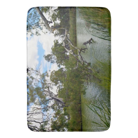 River Murray Australia, Tree Branches, Bathmat バスマット (正面縦)