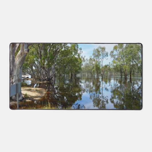 River Murray Flood Paringa Australia, Deskmat デスクマット (正面)