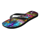 River of Souls Timewarpカスタム作成ビーチサンダル ビーチサンダル (アングル)