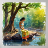 River of Thoughts Wall Art ポスター (正面)