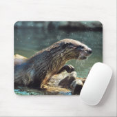 River Otter Animal-lover's Wildlife Photo マウスパッド (マウス)