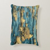 River rocks on the water with sunlight scenery アクセントクッション (裏面(縦))