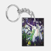 River Severn / Hafrenによる写真の降雪 キーホルダー (正面左)