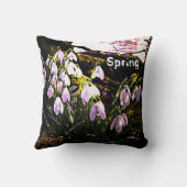 River Severn / Hafrenによる写真の降雪 クッション (裏面)