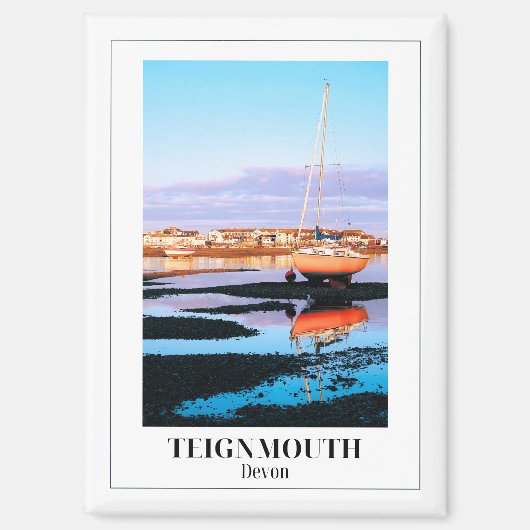 River Teign, Teignbridge, Devon マグネット (正面)
