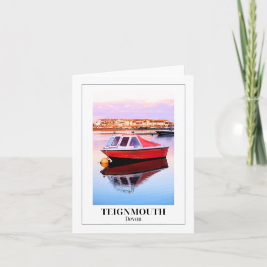 River Teign, Teignmouth, Devon カード (正面)