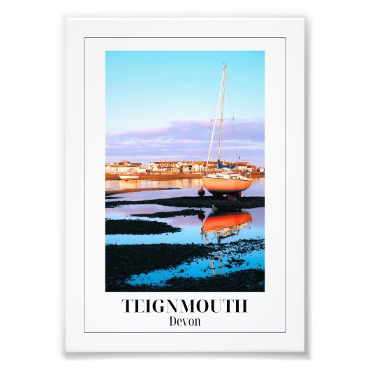 River Teign, Teignmouth, Devon フォトプリント (正面)