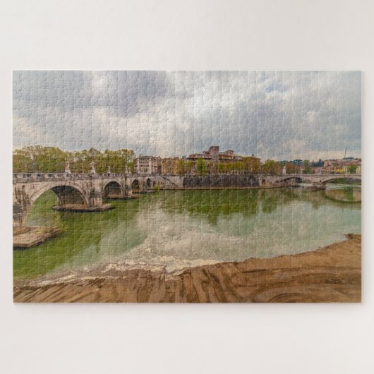 River Tevereインローマ,イタリア ジグソーパズル (横)