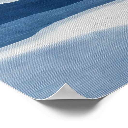 River Valley Abstract Wall Art ポスター (角)