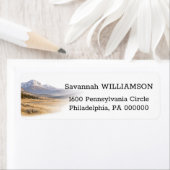 River Valley Mountain Landscape ラベル (インサイチュ)