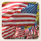 Riverdale、ニューヨーク、米国。 ワインの里 スクエアペーパーコースター (正面)