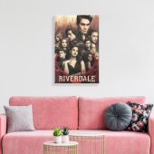 Riverdale Deer Skull Poster キャンバスプリント (インサイチュ (リビング))