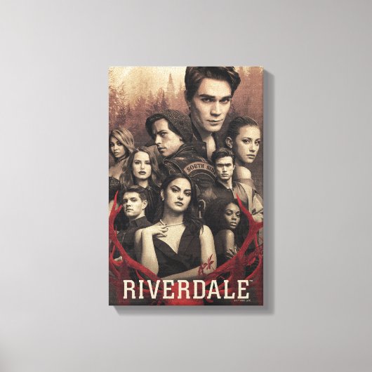 Riverdale Deer Skull Poster キャンバスプリント (正面)