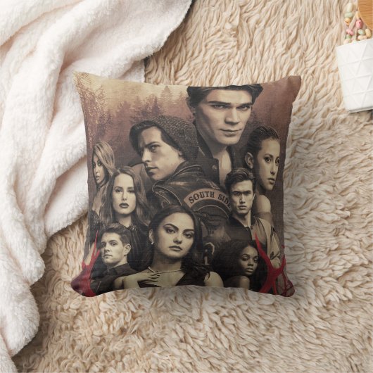 Riverdale Deer Skull Poster クッション (ブランケット)