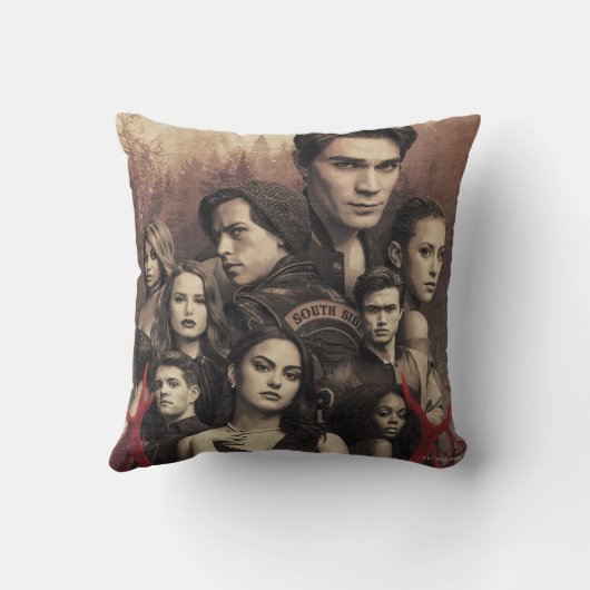 Riverdale Deer Skull Poster クッション (裏面)