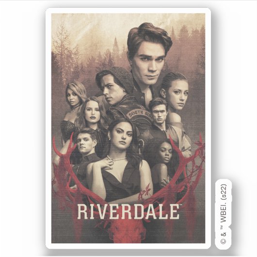 Riverdale Deer Skull Poster シール (正面)
