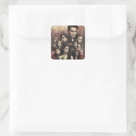 Riverdale Deer Skull Poster スクエアシール (バッグ)