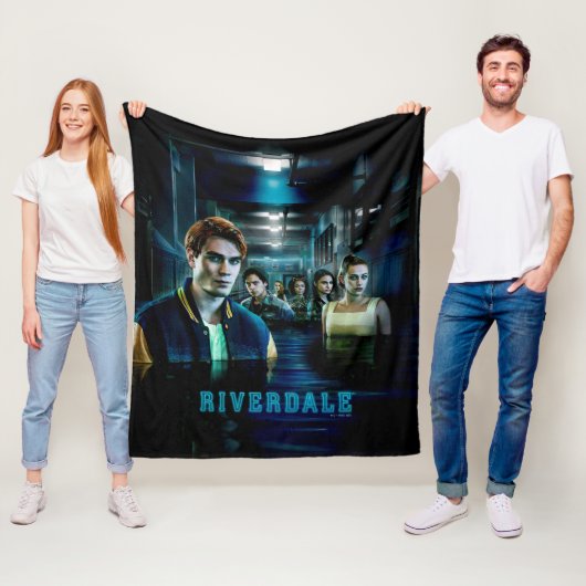 Riverdale Flooded Hallway Poster フリースブランケット (インサイチュ)