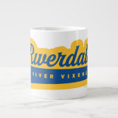 Riverdale River Vixensロゴ ジャンボコーヒーマグカップ (正面)