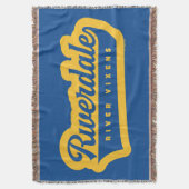 Riverdale River Vixensロゴ スローブランケット (正面縦)