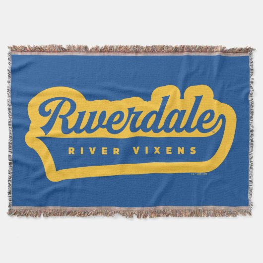 Riverdale River Vixensロゴ スローブランケット (正面)