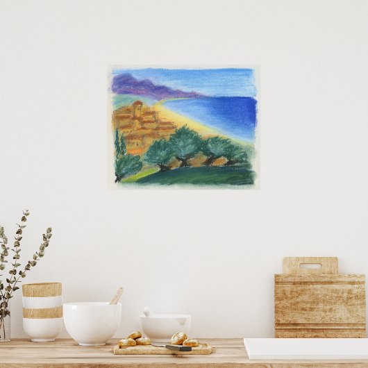 Riveria dream - Framable Poster ポスター (キッチン)