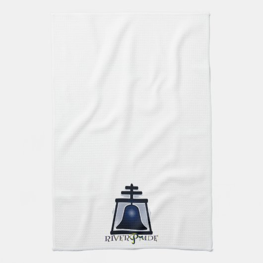 RiverPride -川岸、カリフォルニア キッチンタオル (縦)