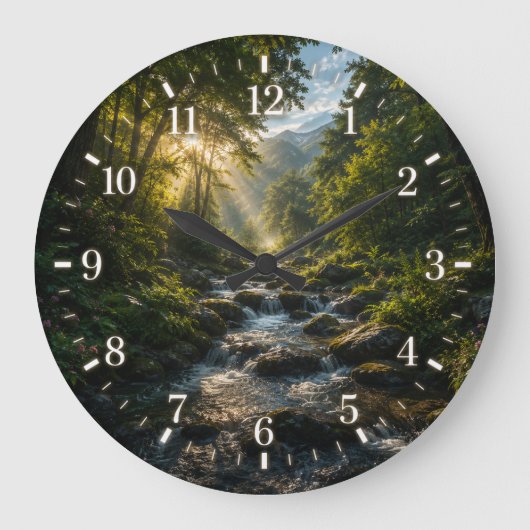 Rivers Clock 2026 Version ラージ壁時計 (正面)