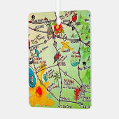 Riverside CA Colorful Ornament メタルオーナメント (正面左)