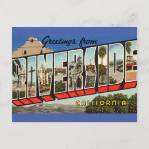 Riverside Ca. Travelポストカードからの挨拶 ポストカード
