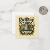 Riverside California  ノートカード (正面/裏面インサイチュ)