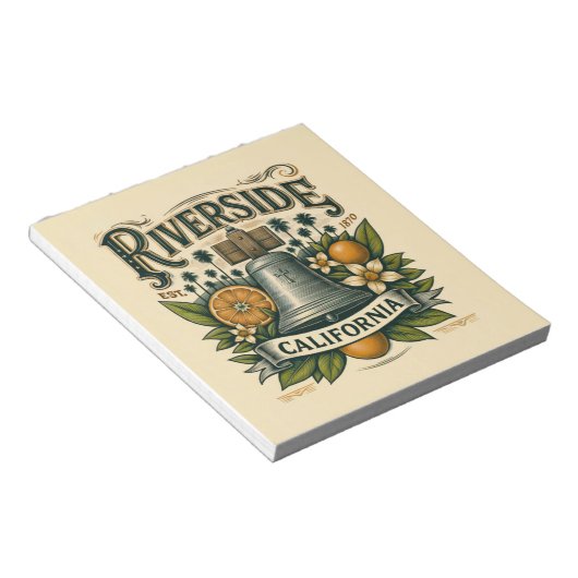 Riverside California ノートパッド (アングル)
