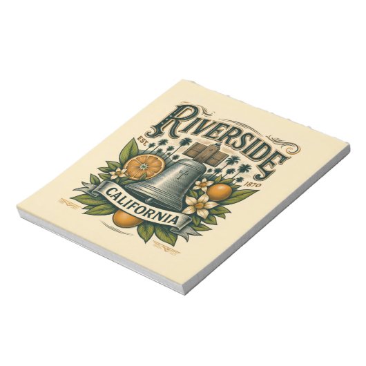 Riverside California  ノートパッド (回転)