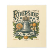 Riverside California  ノートパッド (正面)