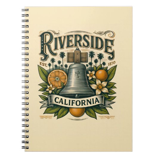 Riverside California  ノートブック (正面)