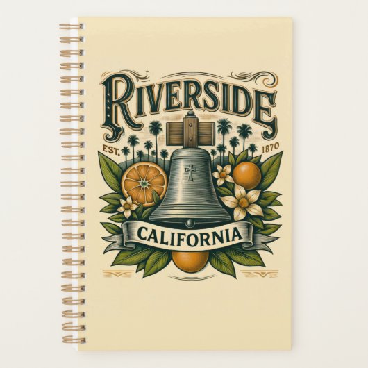 Riverside California  プランナー手帳 (正面)