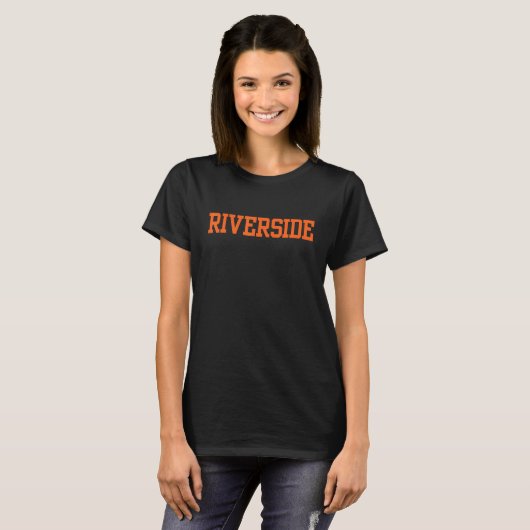 Riverside City Vintage Arch College Tシャツ (正面フル)