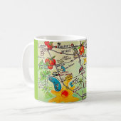 Riverside, Colorful Hand-Drawn California Mug コーヒーマグカップ (正面左)