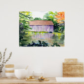 RIVERSIDE REFLECTIONS - ART - HARRIET DAVIDSOHN ポスター (キッチン)