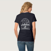 RiverviewのアメリカヘラジカのライダーのワイシャツWms Tシャツ (裏面フル)