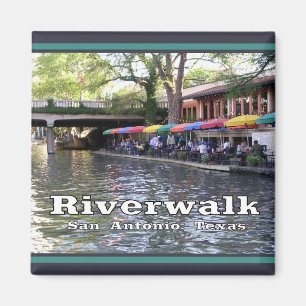 Riverwalk、サン・アントニオ、テキサス州 マグネット