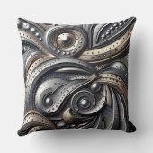 riveted metal curves  クッション (裏面)